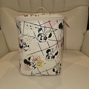 Petunia Pickle Bottom Disney Minnie Mouse Bag - Cream and Pink